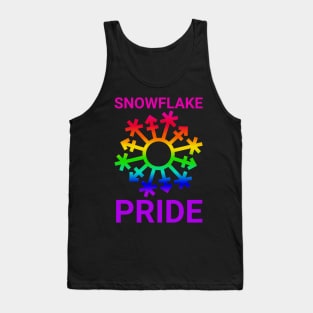 Snowflake Pride - rainbow Tank Top